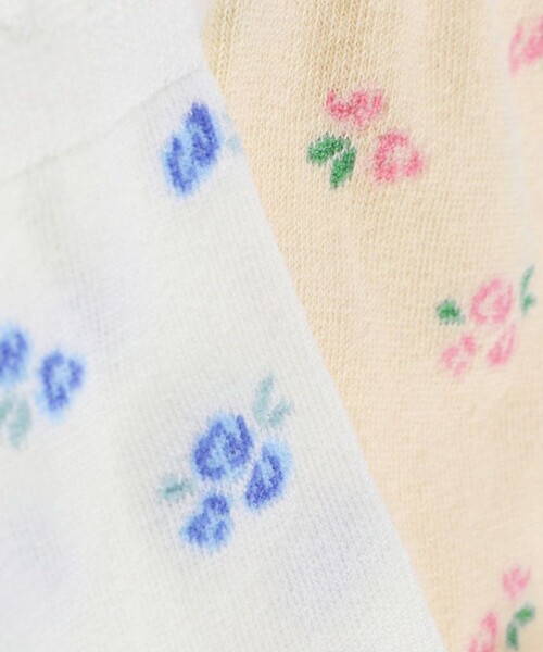 BRANSHES（ブランシェス）の「フラワーメロウソックス（ソックス/靴下・キッズ・ベージュ/オフホワイト・M(16～18cm)/S(13～15cm)/L(19～21cm)）」の6枚目の写真