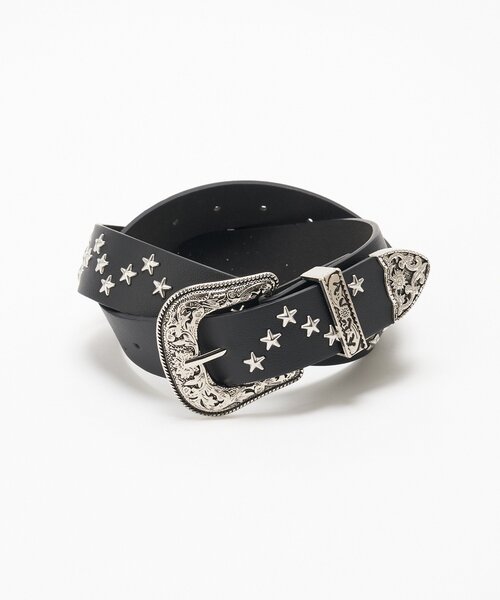 CIAOPANIC（チャオパニック）の「星形スタッズベルト（ベルト・レディース・ブラウン/ブラック・ONE SIZE）」の8枚目の写真
