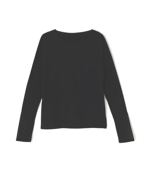 NATURAL BEAUTY BASIC（ナチュラルビューティーベーシック）の「◇シアーカフスカットソー（Tシャツ/カットソー・レディース・オフホワイト/グリーン系その他3/ブラック・FREE）」の17枚目の写真