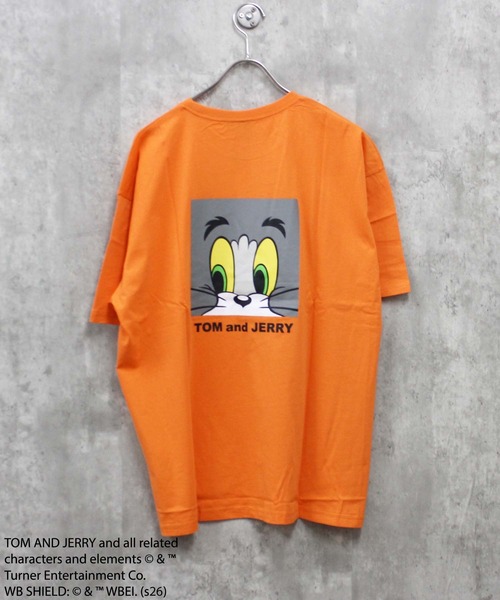Tom＆Jerry（トムアンドジェリー）の「【TOM&JERRY/トム＆ジェリー】プリント オーバーサイズ Tシャツ（Tシャツ/カットソー・メンズ・ブラック/オフホワイト/ダークグリーン/ブルー/ホワイト系その他/チャコール/ネイビー/オレンジ・LARGE/X-LARGE/MEDIUM）」の19枚目の写真