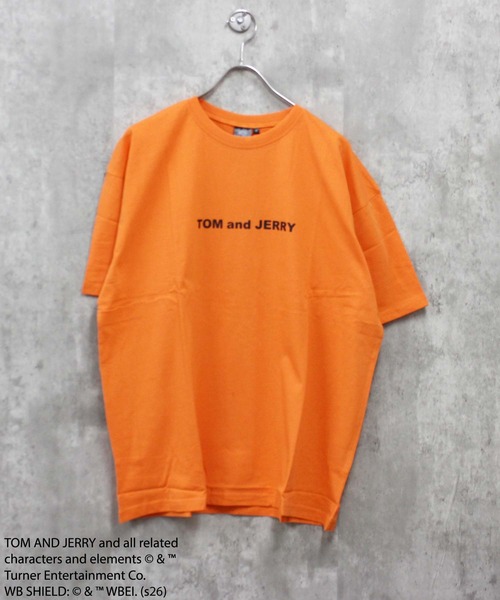 Tom＆Jerry（トムアンドジェリー）の「【TOM&JERRY/トム＆ジェリー】プリント オーバーサイズ Tシャツ（Tシャツ/カットソー・メンズ・ブラック/オフホワイト/ダークグリーン/ブルー/ホワイト系その他/チャコール/ネイビー/オレンジ・LARGE/X-LARGE/MEDIUM）」の20枚目の写真