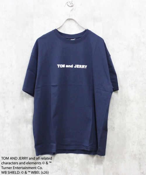 Tom＆Jerry（トムアンドジェリー）の「【TOM&JERRY/トム＆ジェリー】プリント オーバーサイズ Tシャツ（Tシャツ/カットソー・メンズ・ブラック/オフホワイト/ダークグリーン/ブルー/ホワイト系その他/チャコール/ネイビー/オレンジ・LARGE/X-LARGE/MEDIUM）」の22枚目の写真