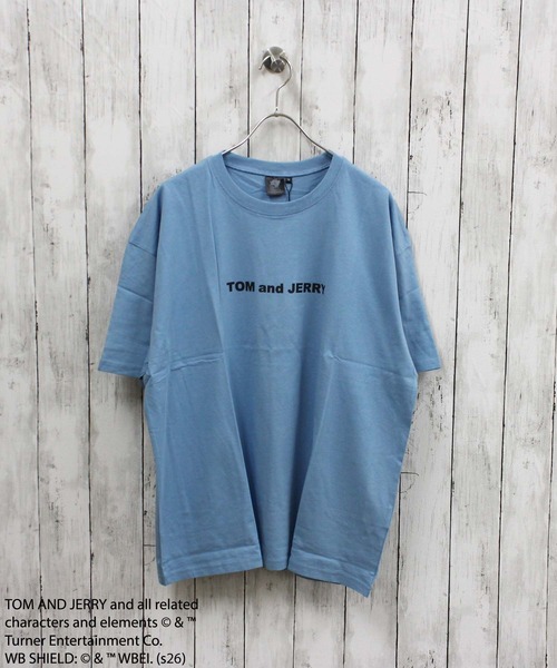 Tom＆Jerry（トムアンドジェリー）の「【TOM&JERRY/トム＆ジェリー】プリント オーバーサイズ Tシャツ（Tシャツ/カットソー・メンズ・ブラック/オフホワイト/ダークグリーン/ブルー/ホワイト系その他/チャコール/ネイビー/オレンジ・LARGE/X-LARGE/MEDIUM）」の14枚目の写真