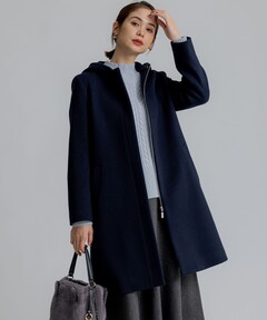 セール】ウールリバー ケープ ジャケット（ノーカラーコート）｜23区 S