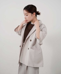 Bulue.（ブルー）の「【Bulue.】半袖ジャケット（テーラードジャケット）」