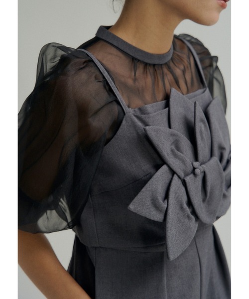 セール】Flower bustier set combinaison（パンツドレス）｜LE'RURE