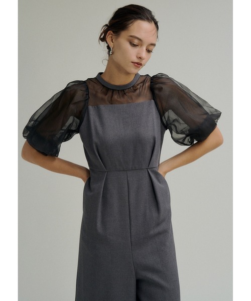 セール】Flower bustier set combinaison（パンツドレス）｜LE'RURE