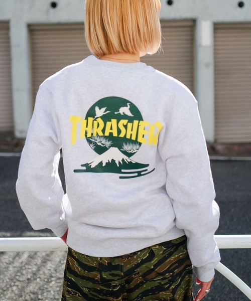 FUJI-25 CREW SWEAT/THRASHER スラッシャー 富士山グラフィック クルー