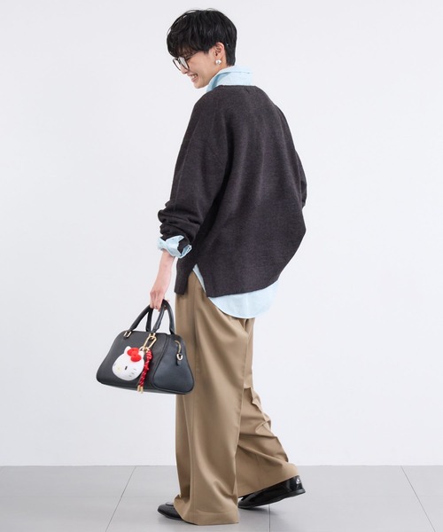 BARNYARDSTORM（バンヤードストーム）の「BARNYARDSTORM / ガーメントダイＷポケットシャツ / ハンドウォッシャブル（シャツ/ブラウス・レディース・ベージュ/ブルー・FREE）」の5枚目の写真