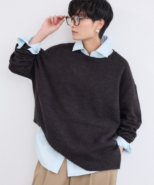 BARNYARDSTORM（バンヤードストーム）の「BARNYARDSTORM / ガーメントダイＷポケットシャツ / ハンドウォッシャブル（シャツ/ブラウス・レディース・ベージュ/ブルー・FREE）」の3枚目の写真