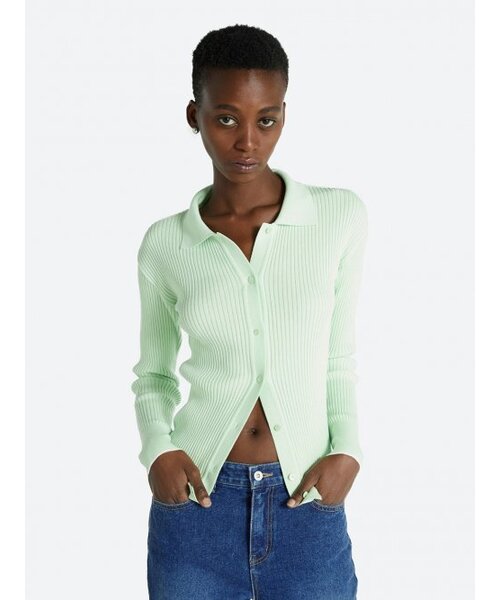 HAVELESS(ハブレス)の「LINDA MODAL-BLEND CARDIGAN LIME(カーディガン/ボレロ・レディース・その他・FREE)」の2枚目の写真