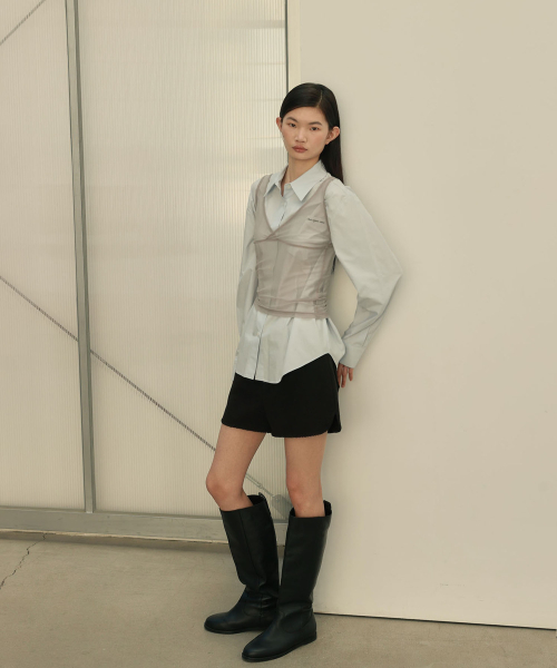OURO（アウロ）の「TWEED SHORTS [ BLACK ]（その他パンツ・レディース・その他・SMALL/MEDIUM）」の2枚目の写真