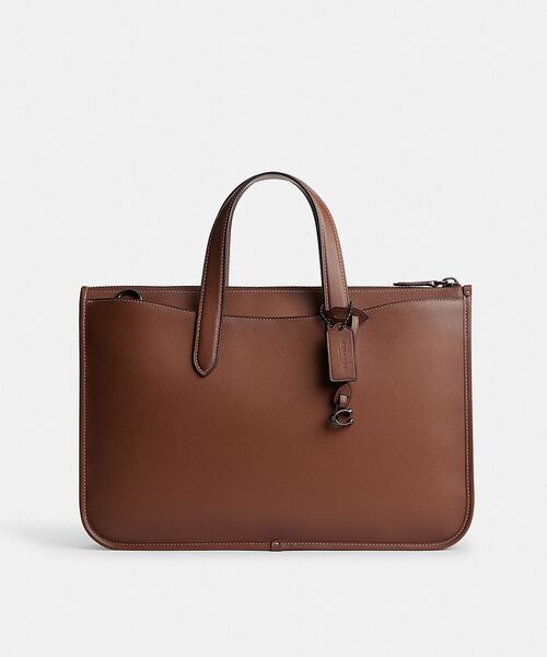 COACH(コーチ)の「アイザック ワークバッグ(ビジネスバッグ・メンズ・レッド系その他・ONE)」の2枚目の写真