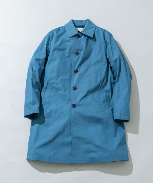 URBAN RESEARCH ROSSO MEN（アーバンリサーチロッソメン）の「『撥水』タイプライタースプリングコート（ステンカラーコート・メンズ・ブルー/グレー/ベージュ/ネイビー/カーキ/ブラック・MEDIUM/LARGE/SMALL/X-LARGE）」の6枚目の写真