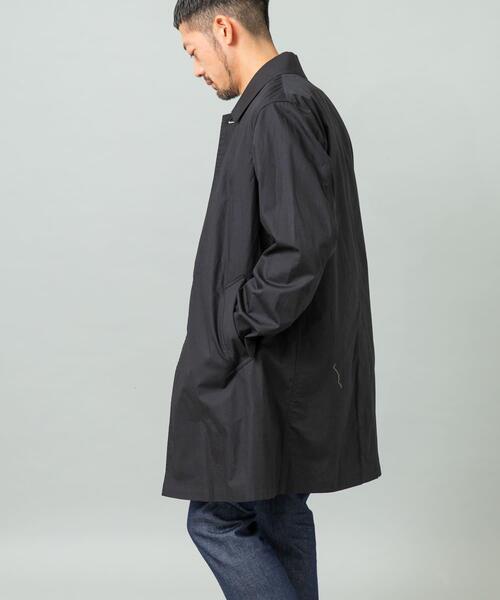 URBAN RESEARCH ROSSO MEN（アーバンリサーチロッソメン）の「『撥水』タイプライタースプリングコート（ステンカラーコート・メンズ・ブルー/グレー/ベージュ/ネイビー/カーキ/ブラック・MEDIUM/LARGE/SMALL/X-LARGE）」の9枚目の写真