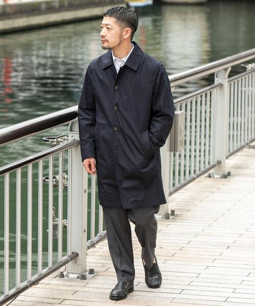 URBAN RESEARCH ROSSO MEN(アーバンリサーチロッソメン)の「『撥水』タイプライタースプリングコート(ステンカラーコート・メンズ・ブルー/グレー/ベージュ/ネイビー/カーキ/ブラック・MEDIUM/LARGE/SMALL/X-LARGE)」の11枚目の写真