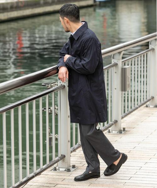 URBAN RESEARCH ROSSO MEN(アーバンリサーチロッソメン)の「『撥水』タイプライタースプリングコート(ステンカラーコート・メンズ・ブルー/グレー/ベージュ/ネイビー/カーキ/ブラック・MEDIUM/LARGE/SMALL/X-LARGE)」の12枚目の写真