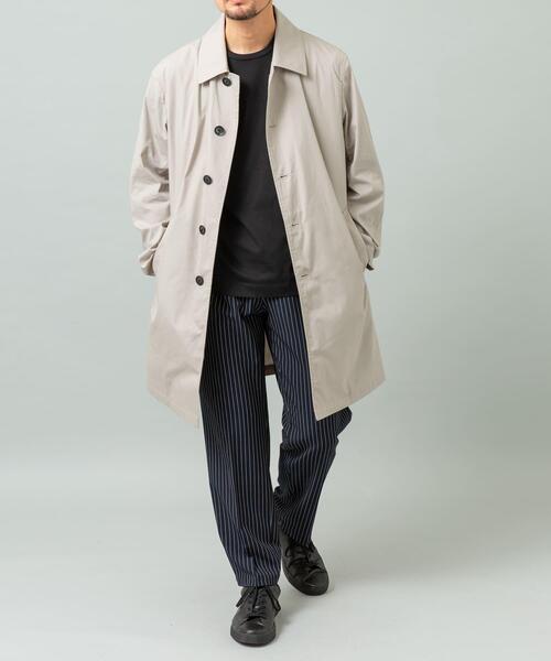 URBAN RESEARCH ROSSO MEN（アーバンリサーチロッソメン）の「『撥水』タイプライタースプリングコート（ステンカラーコート・メンズ・ブルー/グレー/ベージュ/ネイビー/カーキ/ブラック・MEDIUM/LARGE/SMALL/X-LARGE）」の16枚目の写真