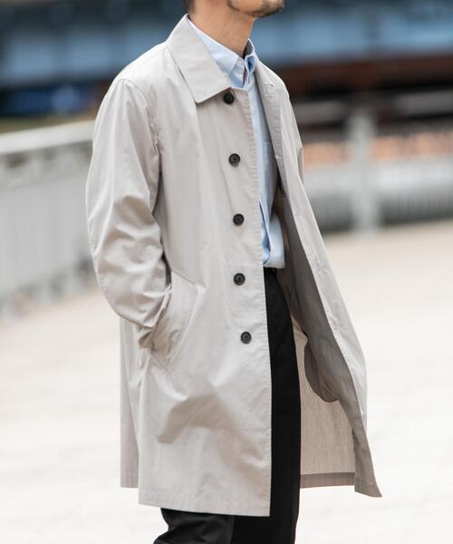 撥水』タイプライタースプリングコート（ステンカラーコート）｜URBAN