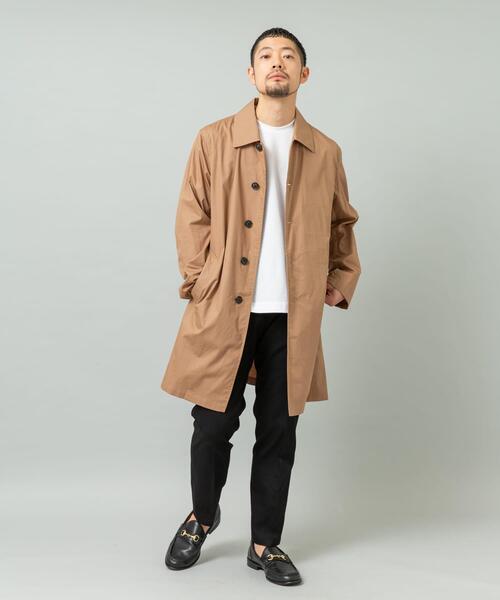 URBAN RESEARCH ROSSO MEN(アーバンリサーチロッソメン)の「『撥水』タイプライタースプリングコート(ステンカラーコート・メンズ・ブルー/グレー/ベージュ/ネイビー/カーキ/ブラック・MEDIUM/LARGE/SMALL/X-LARGE)」の22枚目の写真