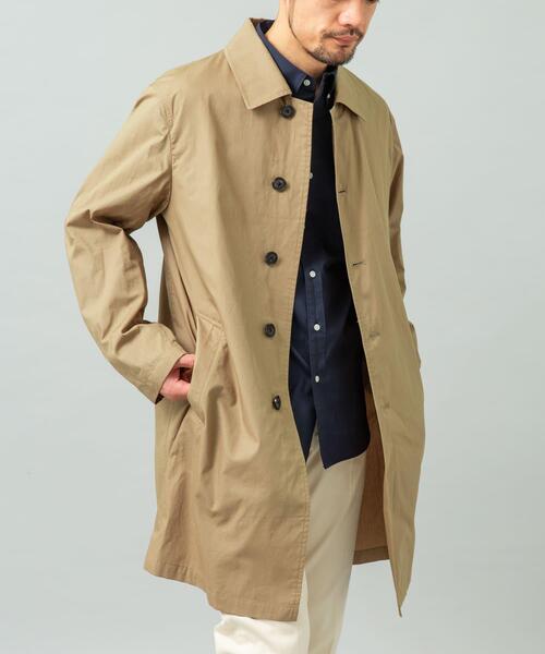 URBAN RESEARCH ROSSO MEN(アーバンリサーチロッソメン)の「『撥水』タイプライタースプリングコート(ステンカラーコート・メンズ・ブルー/グレー/ベージュ/ネイビー/カーキ/ブラック・MEDIUM/LARGE/SMALL/X-LARGE)」の16枚目の写真