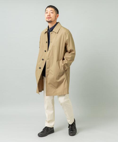 URBAN RESEARCH ROSSO MEN(アーバンリサーチロッソメン)の「『撥水』タイプライタースプリングコート(ステンカラーコート・メンズ・ブルー/グレー/ベージュ/ネイビー/カーキ/ブラック・MEDIUM/LARGE/SMALL/X-LARGE)」の13枚目の写真