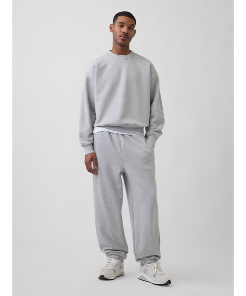 GAP（ギャップ）の「エクストラヘビーウェイト フレンチテリー ジョガーパンツ（スウェットパンツ・メンズ・ライトグレー・XL/L/M/S/XS）」の2枚目の写真