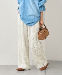 CIAOPANIC TYPY | ボタニカルワイドイージーレースパンツ(その他パンツ)