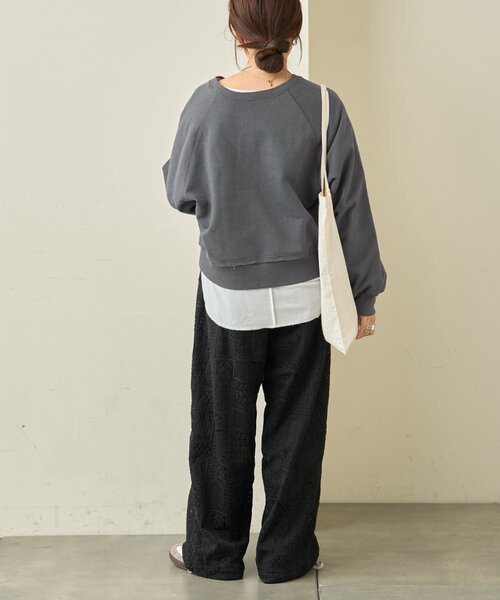 CIAOPANIC TYPY（チャオパニックティピー）の「ボタニカルワイドイージーレースパンツ（その他パンツ・レディース・ホワイト/ブラック・LARGE/MEDIUM/SMALL）」の15枚目の写真