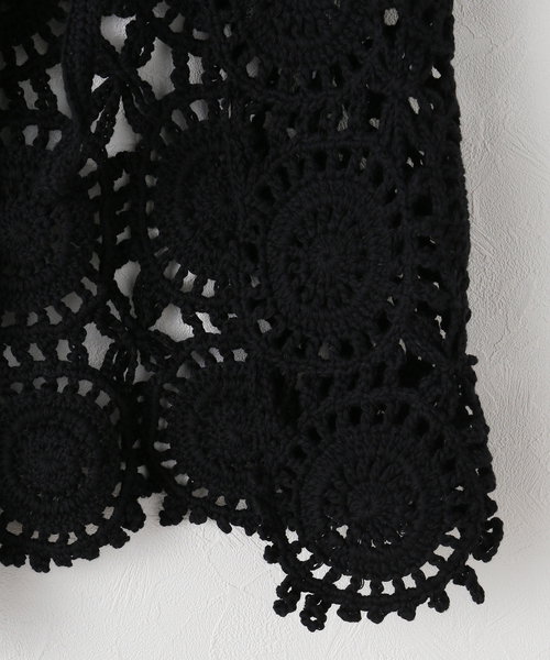 IENA LA BOUCLE（イエナラブークル）の「MAYDI/マイディ granny square スカート  ANUDAR（スカート・レディース・ブラック・FREE）」の12枚目の写真