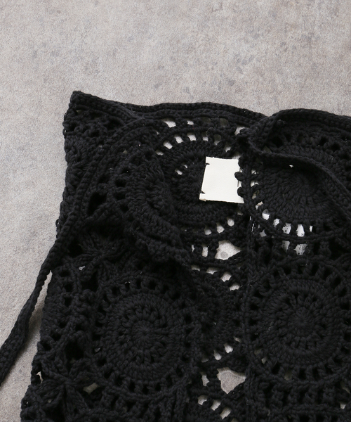 IENA LA BOUCLE（イエナラブークル）の「MAYDI/マイディ granny square スカート  ANUDAR（スカート・レディース・ブラック・FREE）」の13枚目の写真