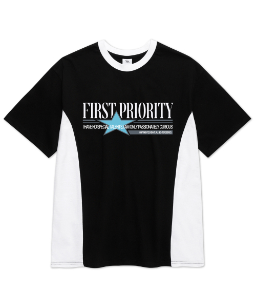VENHIT(ベンヒット)の「FIRST-PRIORITY 配色半袖Tシャツ(Tシャツ/カットソー・レディース・その他・M/L/XL)」の1枚目の写真
