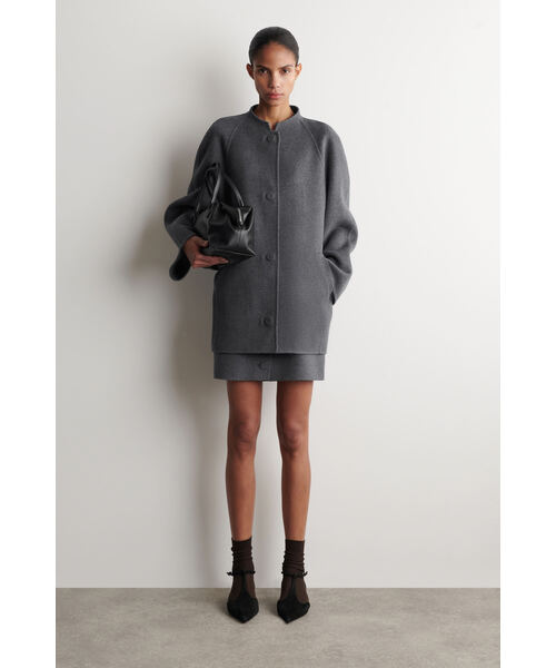 ラウンドダブルフェイスウールジャケット（シャツ/ブラウス）｜COS