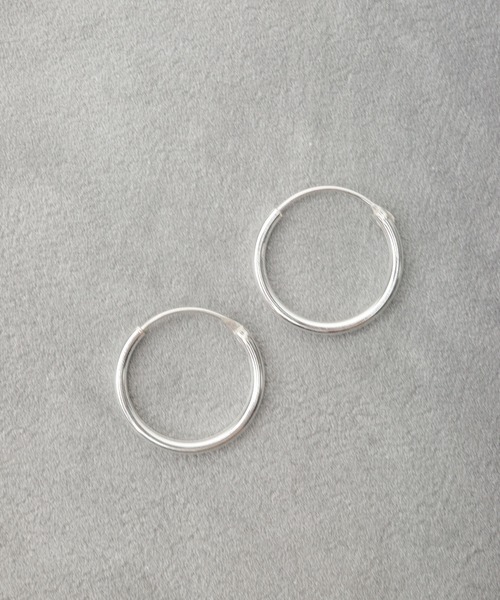 NO WAY（ノーウェイ）の「/silver925 プレーンピアス/（ピアス（両耳用）・メンズ・シルバー・SMALL/MEDIUM/LARGE）」の4枚目の写真