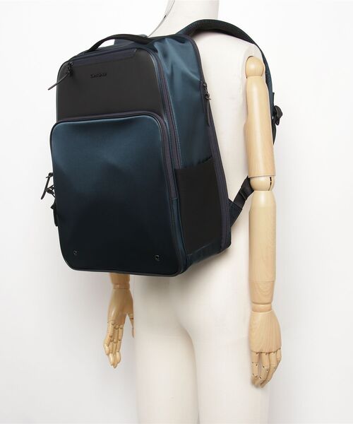 Samsonite（サムソナイト）の「サムソナイト FLYZ-LITE 2 ツールームバックパック エキスパンダブル ネイビー（ビジネスバッグ・メンズ・ネイビー・ONE SIZE）」の7枚目の写真