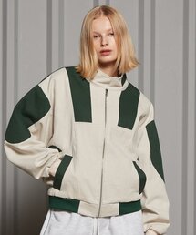 LARTIGENT（ラーティゼン）の「LR COLOR BLOCK JUMPER(GREEN)（MA-1）」