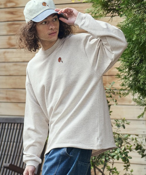 UN-FILLED(アンフィルド)の「mlt5561- GARBERA EMB DRAWCHORD LONG SLEEVE T-shirt ロンT(SDUF-2613)(Tシャツ/カットソー・メンズ・アッシュ・L/M)」の2枚目の写真