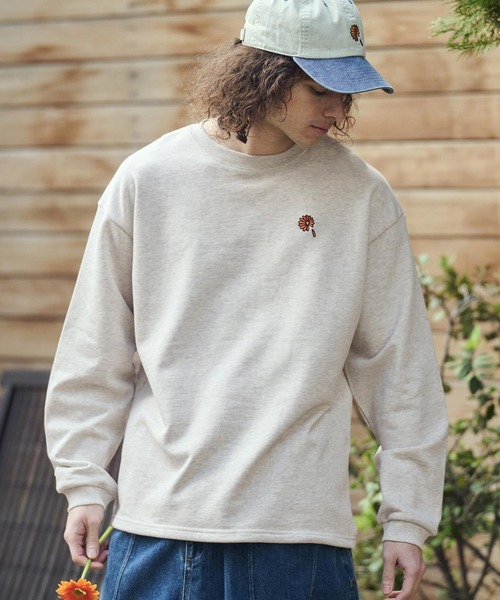 UN-FILLED(アンフィルド)の「mlt5561- GARBERA EMB DRAWCHORD LONG SLEEVE T-shirt ロンT(SDUF-2613)(Tシャツ/カットソー・メンズ・アッシュ・L/M)」の3枚目の写真