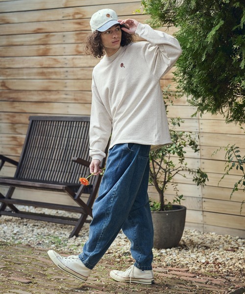 UN-FILLED(アンフィルド)の「mlt5561- GARBERA EMB DRAWCHORD LONG SLEEVE T-shirt ロンT(SDUF-2613)(Tシャツ/カットソー・メンズ・アッシュ・L/M)」の7枚目の写真