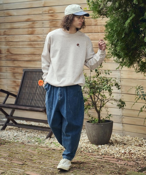 UN-FILLED(アンフィルド)の「mlt5561- GARBERA EMB DRAWCHORD LONG SLEEVE T-shirt ロンT(SDUF-2613)(Tシャツ/カットソー・メンズ・アッシュ・L/M)」の8枚目の写真