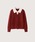 LA POMME petit�i���|�~�E�v�`�j�́uFake Two Red Polo Knit�i�j�b�g/�Z�[�^�[�j�v�b���b�h