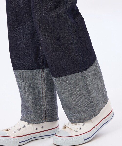 MACKINTOSH PHILOSOPHY(マッキントッシュ フィロソフィー)の「コットンリネンカラーブロックデニム(デニムパンツ・レディース・ブルー/ダークネイビー・36/38)」の12枚目の写真