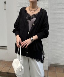 DouDou | 【WEB限定】ペーパーヤーン前後2WAYカーディガン(カーディガン/ボレロ)