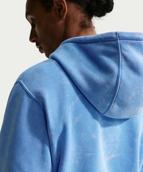 NIKE（ナイキ）の「【別注】ナイキ NIKE ナイキ クラブ BB L/S フーディ CWASH 限定コラボ（スウェット・メンズ・ダークグレー/サックスブルー・M/L/LL/3L/S）」の9枚目の写真