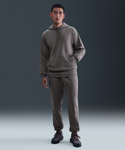 NIKE（ナイキ）の「【別注】ナイキ NIKE ナイキ クラブ BB L/S フーディ CWASH 限定コラボ（スウェット・メンズ・ダークグレー/サックスブルー・M/L/LL/3L/S）」の6枚目の写真