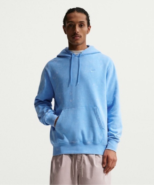 NIKE（ナイキ）の「【別注】ナイキ NIKE ナイキ クラブ BB L/S フーディ CWASH 限定コラボ（スウェット・メンズ・ダークグレー/サックスブルー・M/L/LL/3L/S）」の10枚目の写真