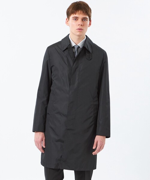 MACKINTOSH PHILOSOPHY(マッキントッシュ フィロソフィー)の「中空トラスナイロン WELLINGTON(ウェリントン)(ステンカラーコート・メンズ・ブラック/ダークネイビー・38/40)」の3枚目の写真