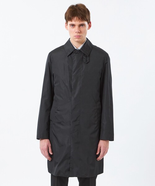 MACKINTOSH PHILOSOPHY(マッキントッシュ フィロソフィー)の「中空トラスナイロン WELLINGTON(ウェリントン)(ステンカラーコート・メンズ・ブラック/ダークネイビー・38/40)」の6枚目の写真