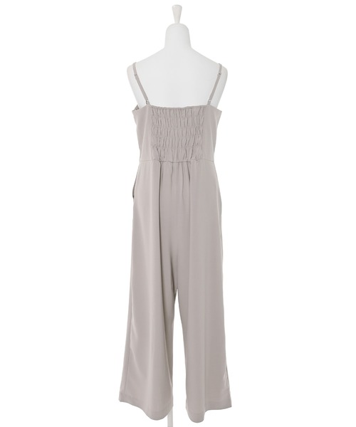 Narcissus（ナルシス）の「【PICCIN】リボンオールインワン（つなぎ/オールインワン・レディース・ベージュ・FREE）」の2枚目の写真