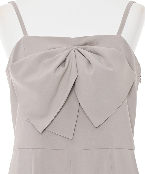 Narcissus（ナルシス）の「【PICCIN】リボンオールインワン（つなぎ/オールインワン・レディース・ベージュ・FREE）」の3枚目の写真